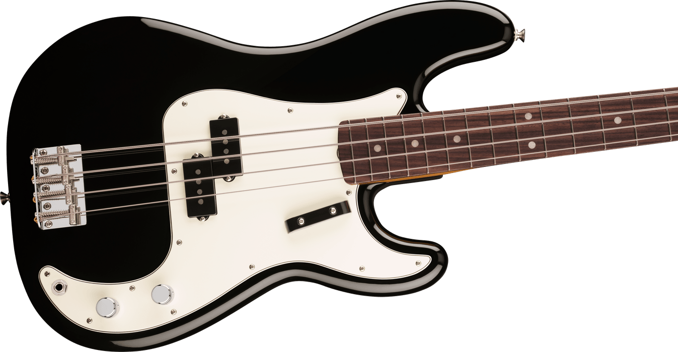 Fender Vintera® III Late '60s Precision Bass in Black, Electric Bass Guitar - Fair Deal Music