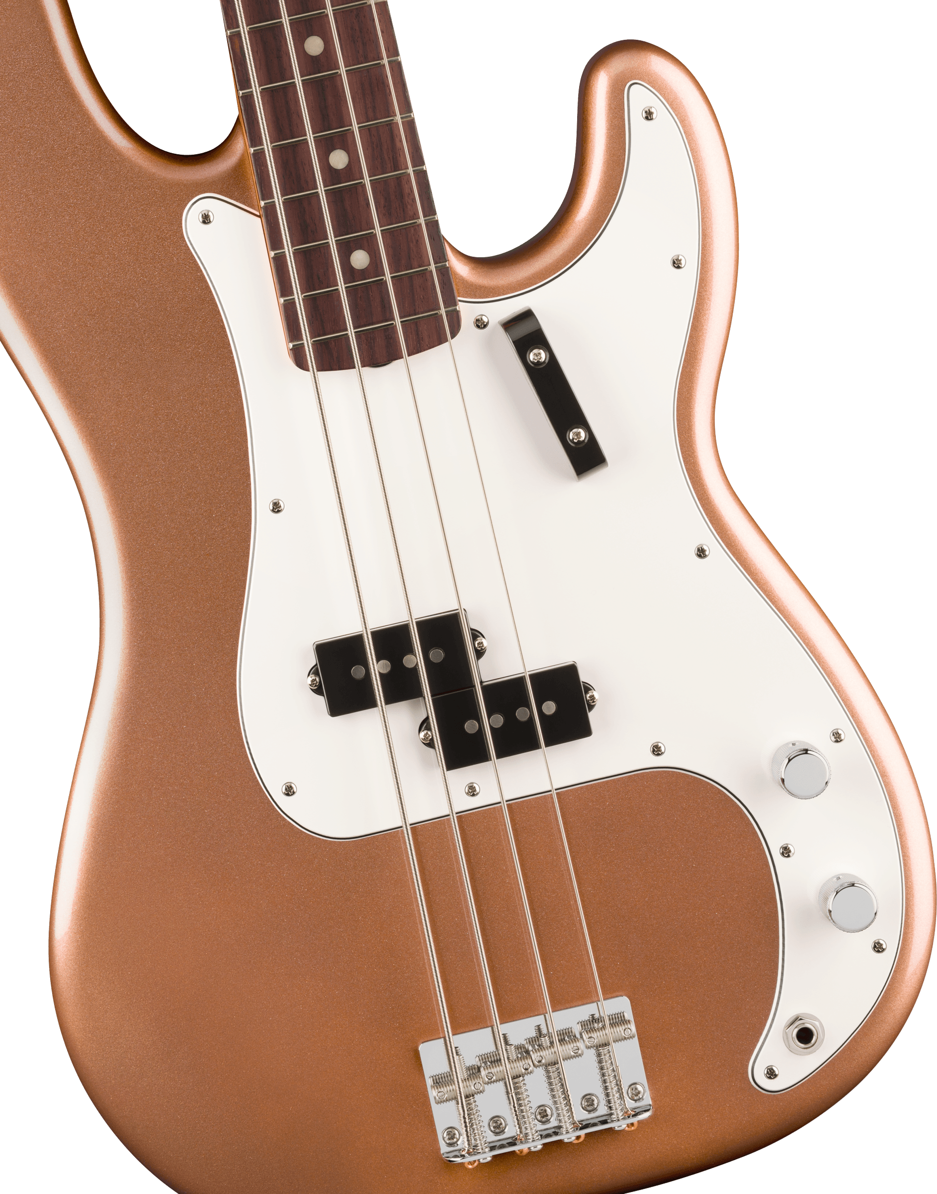 Fender Vintera® III Late '60s Precision Bass in Firemist Gold, Electric Bass Guitar - Fair Deal Music