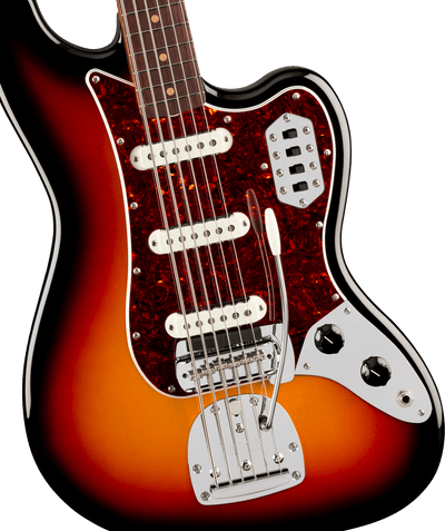 Fender Vintera® III Early '60s Bass VI, Rosewood Fingerboard, 3-Color Sunburst, Electric Bass Guitar - Fair Deal Music