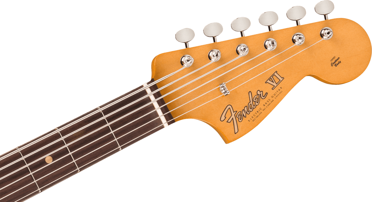 Fender Vintera® III Early '60s Bass VI, Rosewood Fingerboard, 3-Color Sunburst, Electric Bass Guitar - Fair Deal Music