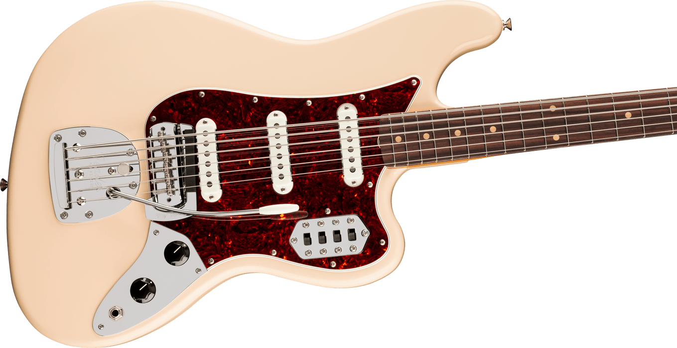 Fender Vintera® III Early '60s Bass VI, Rosewood Fingerboard, Olympic White, Electric Bass Guitar - Fair Deal Music
