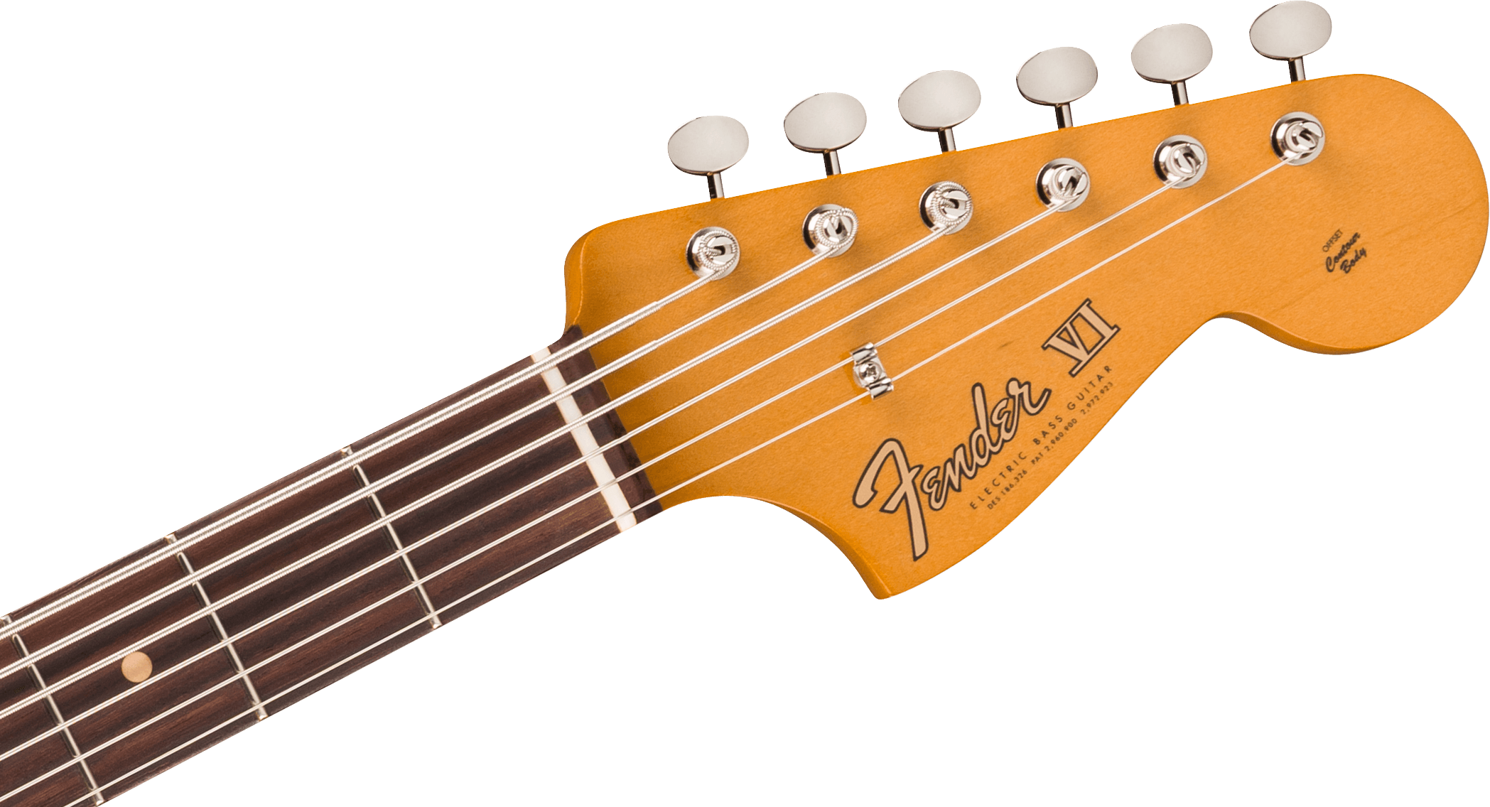 Fender Vintera® III Early '60s Bass VI, Rosewood Fingerboard, Olympic White, Electric Bass Guitar - Fair Deal Music