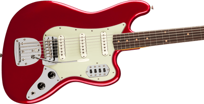 Fender Vintera® III Early '60s Bass VI, Rosewood Fingerboard, Candy Apple Red, Electric Bass Guitar - Fair Deal Music