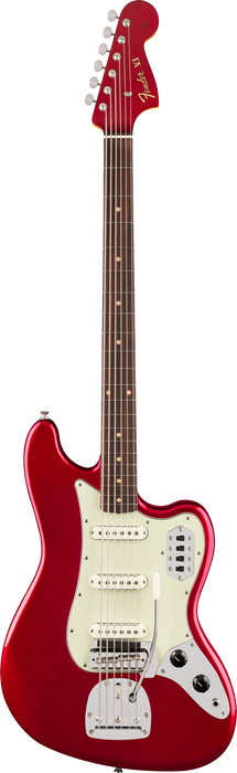 Fender Vintera® III Early '60s Bass VI, Rosewood Fingerboard, Candy Apple Red, Electric Bass Guitar - Fair Deal Music