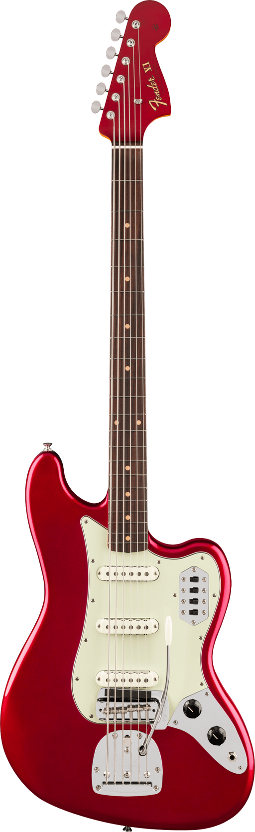 Fender Vintera® III Early '60s Bass VI, Rosewood Fingerboard, Candy Apple Red, Electric Bass Guitar - Fair Deal Music