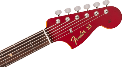 Fender Vintera® III Early '60s Bass VI, Rosewood Fingerboard, Candy Apple Red, Electric Bass Guitar - Fair Deal Music