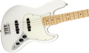 Fender Player Jazz Bass MN Polar White, Ex Display - Fair Deal Music