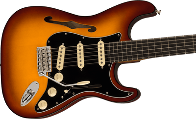 Fender Limited Edition Suona Stratocaster Thinline Violin Burst Electric Guitar - Fair Deal Music