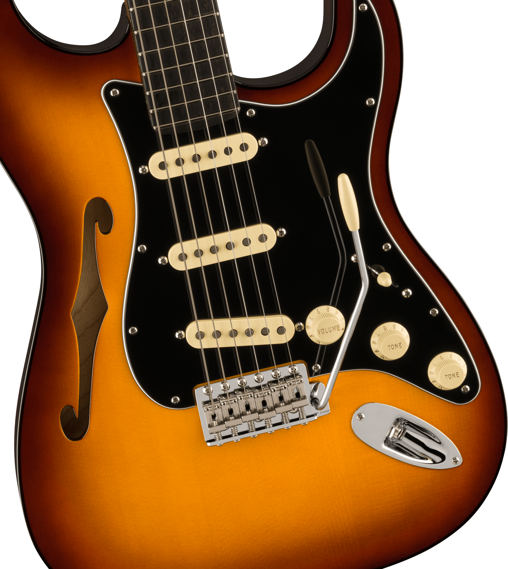 Fender Limited Edition Suona Stratocaster Thinline Violin Burst Electric Guitar - Fair Deal Music