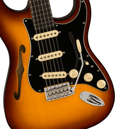 Fender Limited Edition Suona Stratocaster Thinline Violin Burst Electric Guitar - Fair Deal Music