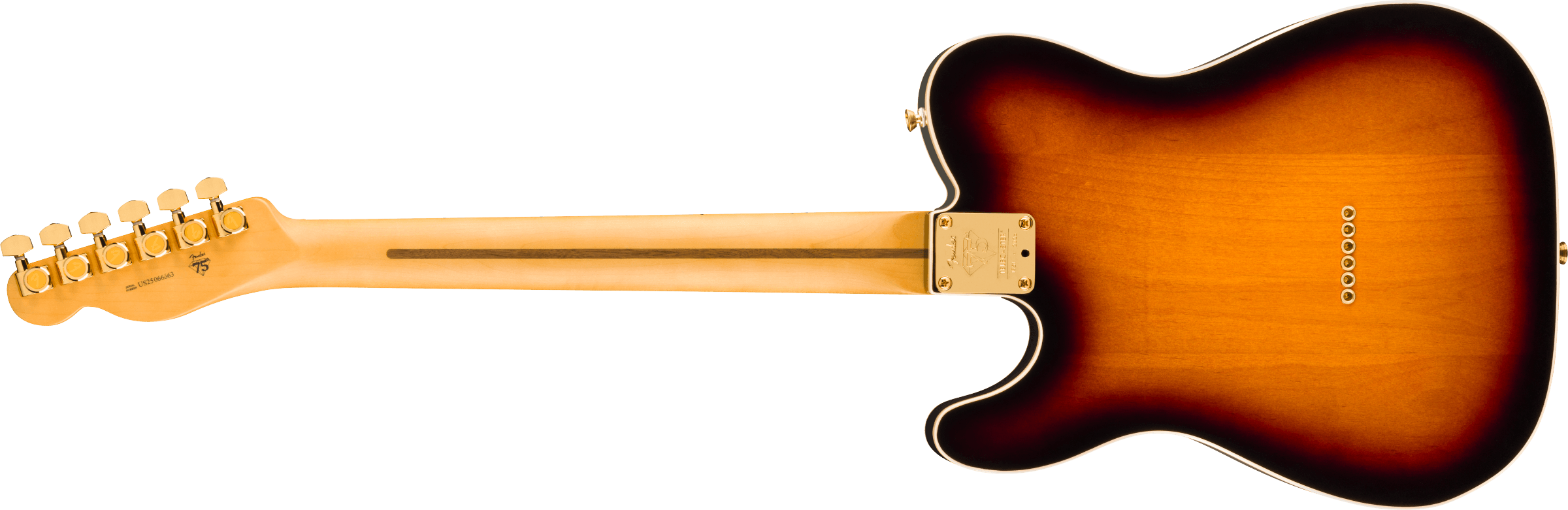 Fender 75th Anniversary American Professional Custom Telecaster®, Maple Fingerboard, 2-Color Sunburst - Fair Deal Music
