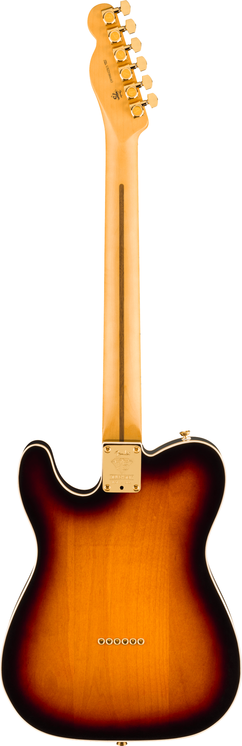 Fender 75th Anniversary American Professional II Custom Telecaster®, Maple Fingerboard, 2-Color Sunburst - Fair Deal Music