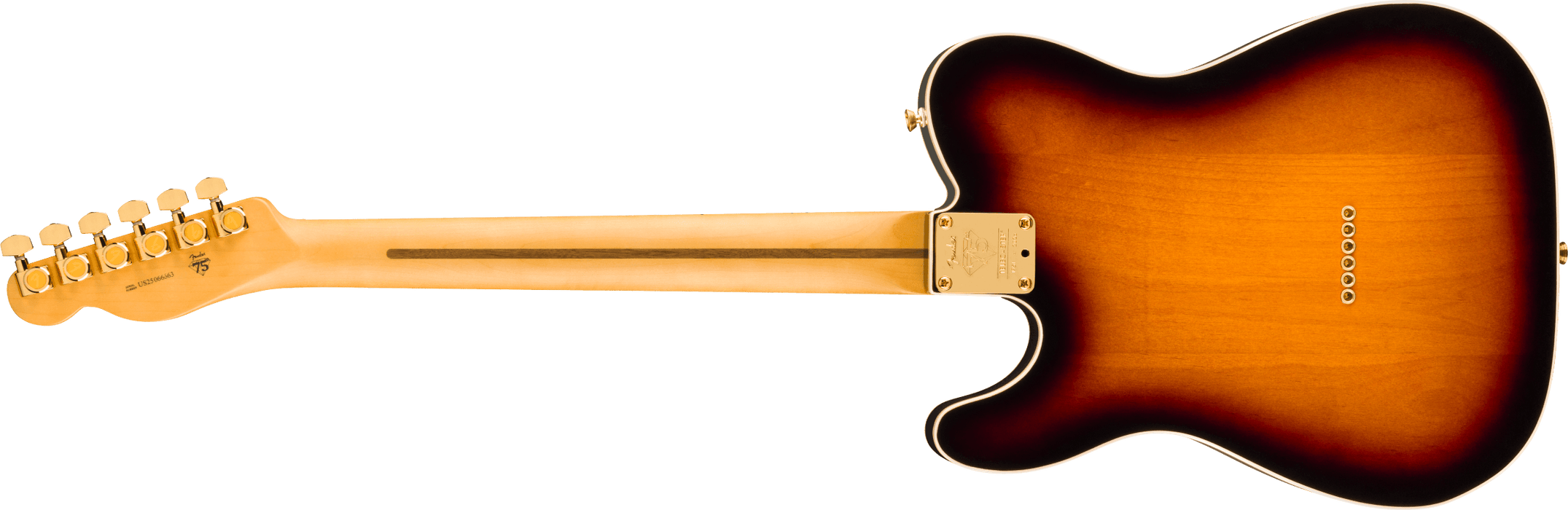 Fender 75th Anniversary American Professional Custom Telecaster®, Maple Fingerboard, 2-Color Sunburst - Fair Deal Music