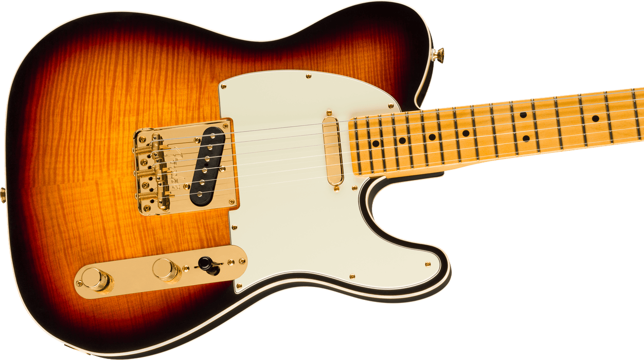 Fender 75th Anniversary American Professional Custom Telecaster®, Maple Fingerboard, 2-Color Sunburst - Fair Deal Music