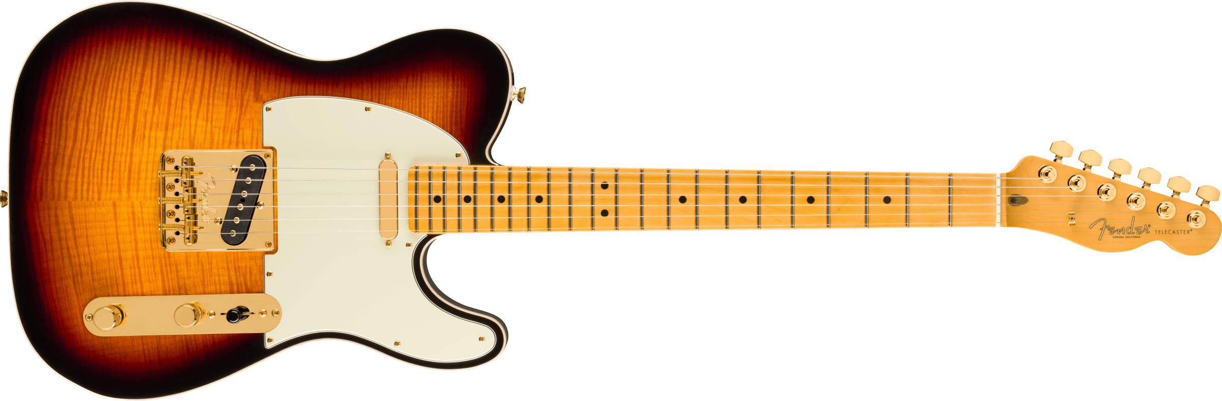 Fender 75th Anniversary American Professional Custom Telecaster®, Maple Fingerboard, 2-Color Sunburst - Fair Deal Music