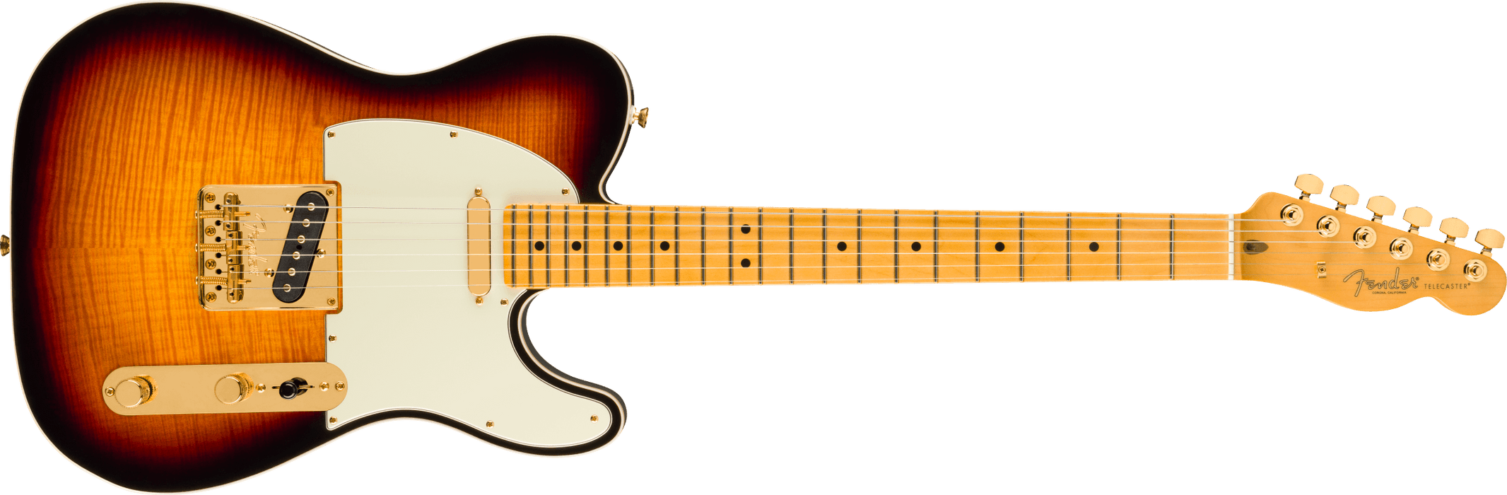 Fender 75th Anniversary American Professional Custom Telecaster®, Maple Fingerboard, 2-Color Sunburst - Fair Deal Music