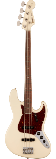 Fender American Vintage II 1966 Jazz Bass Rosewood Fingerboard Olympic White Electric Bass - Fair Deal Music