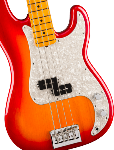 Fender American Professional Precision Bass®, Maple Fingerboard, Aged Cherry Burst - Fair Deal Music
