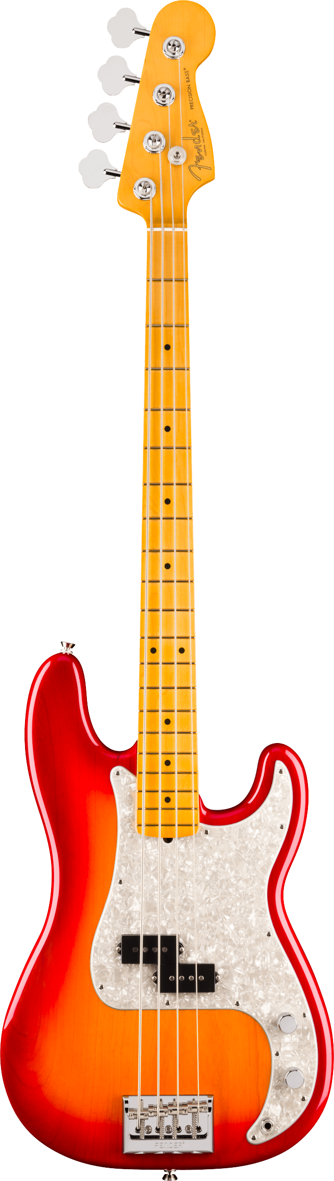 Fender American Professional Precision Bass®, Maple Fingerboard, Aged Cherry Burst - Fair Deal Music