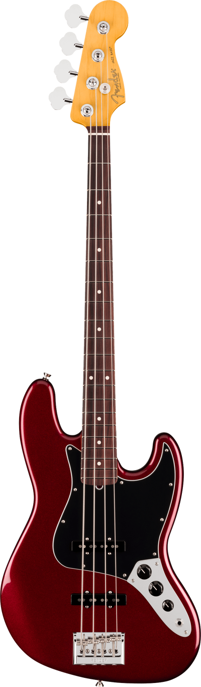 Fender American Professional Jazz Bass®, Oxblood, Rosewood Fingerboard - Fair Deal Music