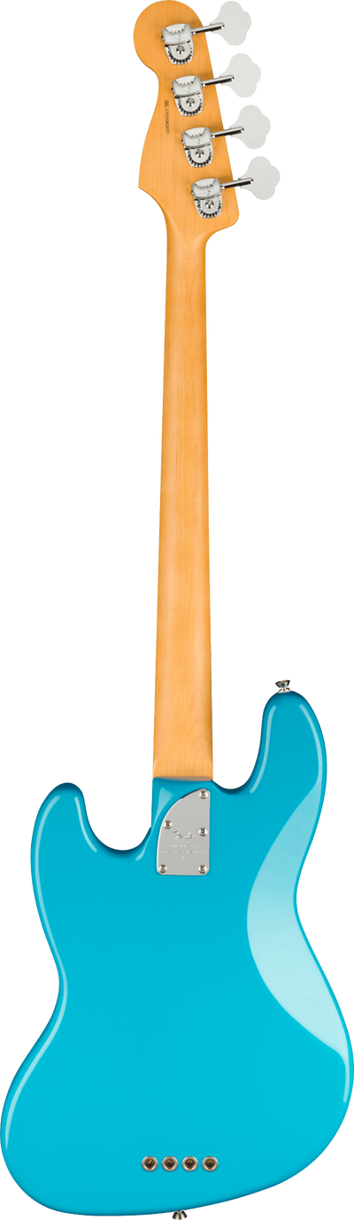 Fender American Professional II Jazz Bass, Miami Blue Electric Bass Guitar - Fair Deal Music