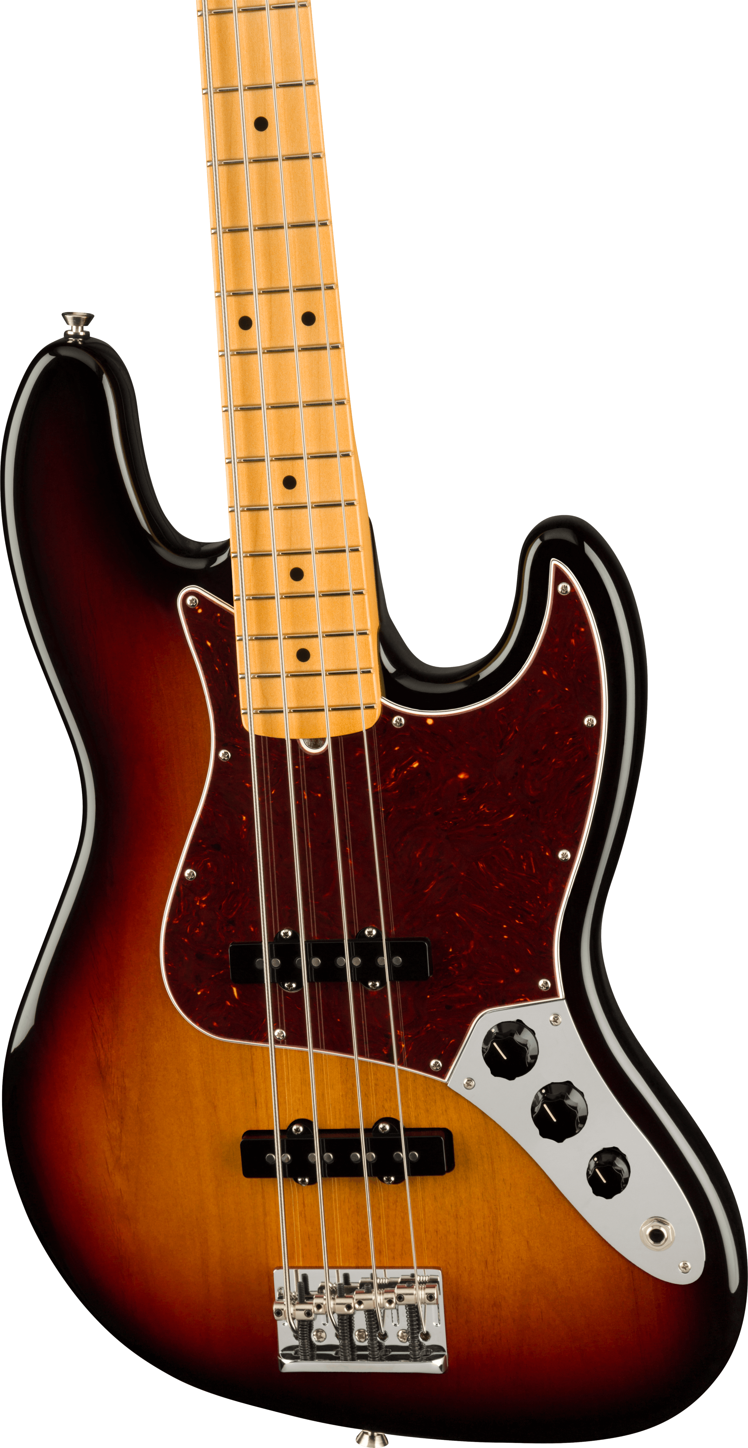 Fender American Professional II Jazz Electric Bass Maple in 3 Tone Sunburst, Open Box - Fair Deal Music