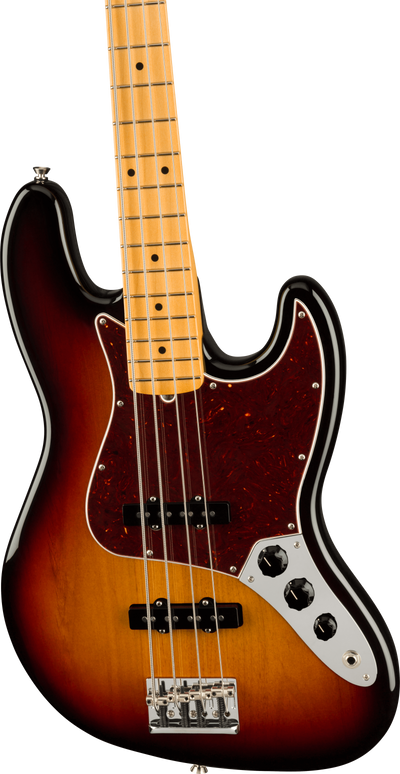 Fender American Professional II Jazz Electric Bass Maple in 3 Tone Sunburst, Open Box - Fair Deal Music