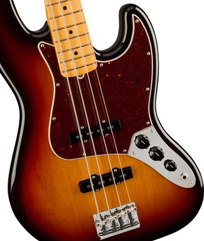 Fender American Professional II Jazz Electric Bass Maple in 3 Tone Sunburst, Open Box - Fair Deal Music