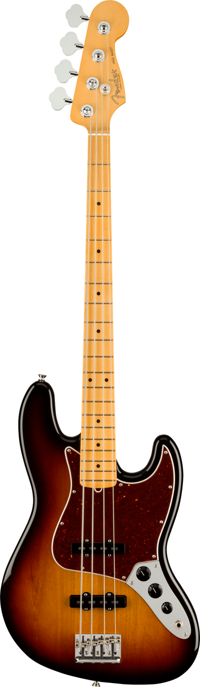 Fender American Professional II Jazz Electric Bass Maple in 3 Tone Sunburst, Open Box - Fair Deal Music