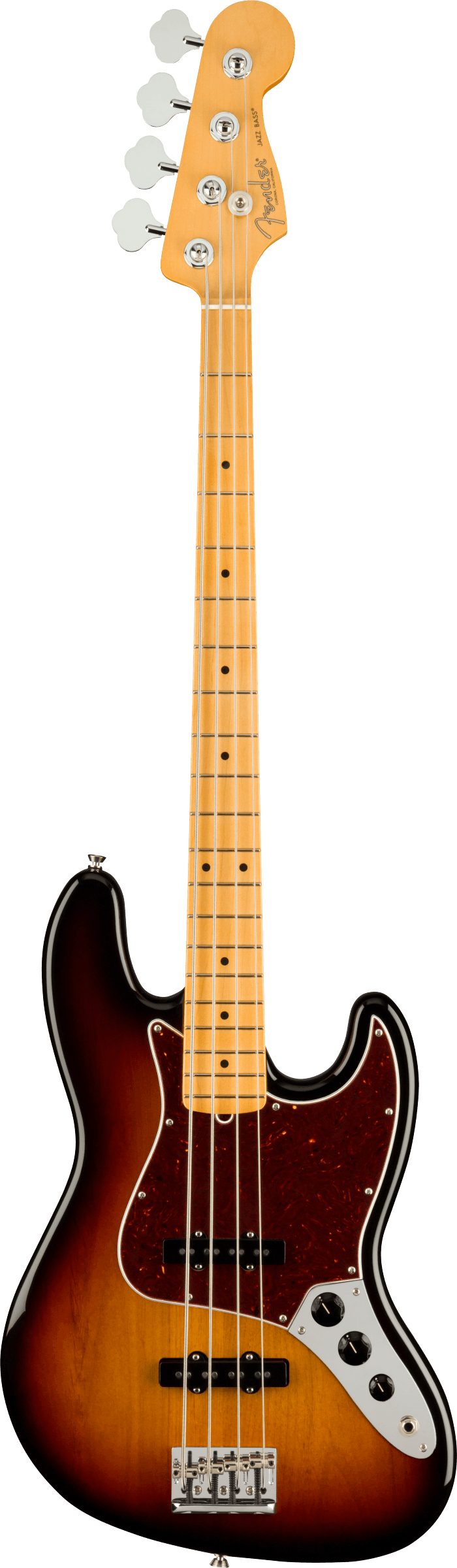 Fender American Professional II Jazz Electric Bass Maple in 3 Tone Sunburst, Open Box - Fair Deal Music