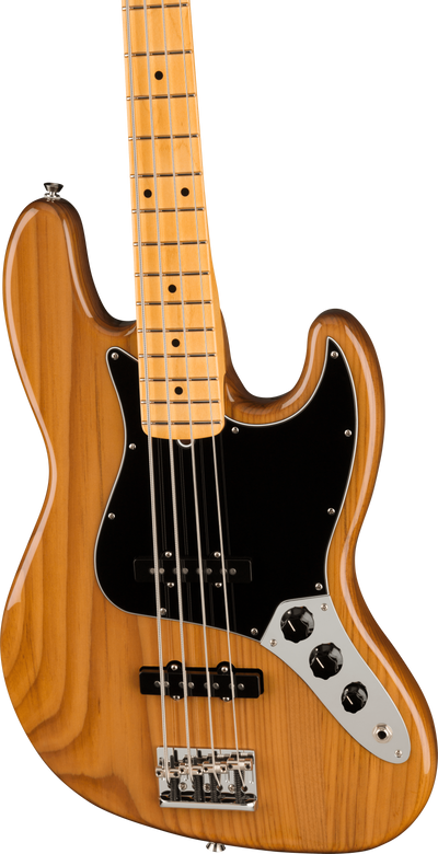 Fender American Professional II Jazz Bass Roasted Pine Natural Electric Bass Guitar - Fair Deal Music