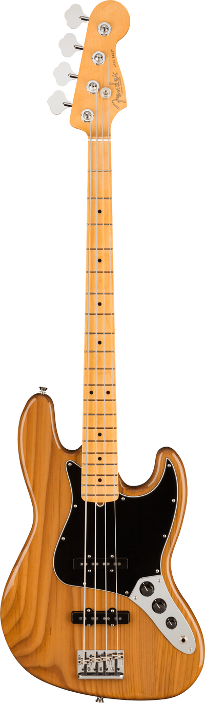 Fender American Professional II Jazz Bass Roasted Pine Natural Electric Bass Guitar - Fair Deal Music