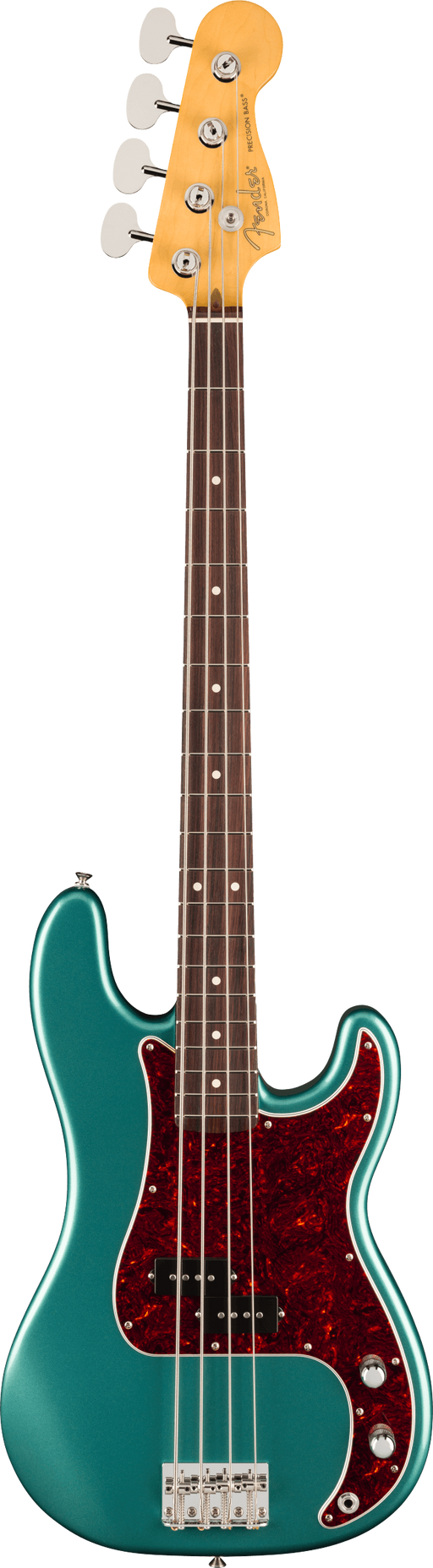 Fender American Professional Classic Precision Bass, Rosewood Fingerboard, Faded Sherwood Green Metallic - Fair Deal Music