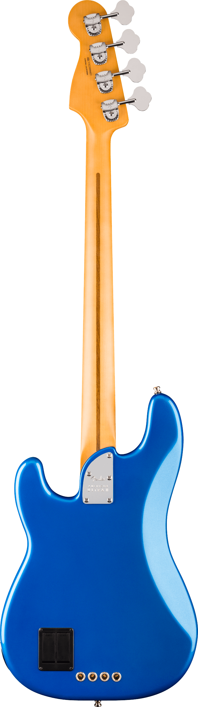 Fender American Ultra II Precision Bass®, Ebony Fingerboard, Noble Blue, Electric Bass - Fair Deal Music
