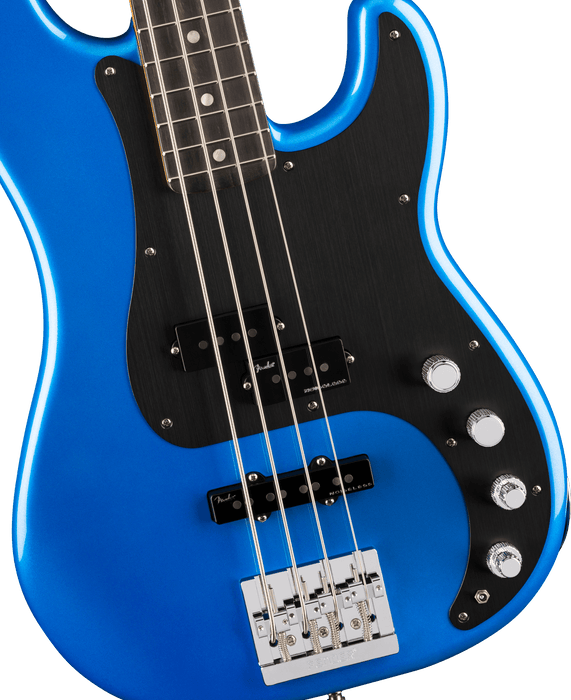 Fender American Ultra II Precision Bass®, Ebony Fingerboard, Noble Blue, Electric Bass - Fair Deal Music