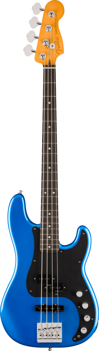 Fender American Ultra II Precision Bass®, Ebony Fingerboard, Noble Blue, Electric Bass - Fair Deal Music