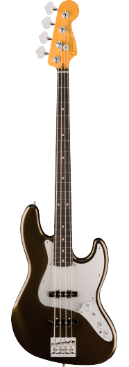 Fender American Ultra II Jazz Bass®, Ebony Fingerboard, Texas Tea, (Open-Box) Electric Bass - Fair Deal Music