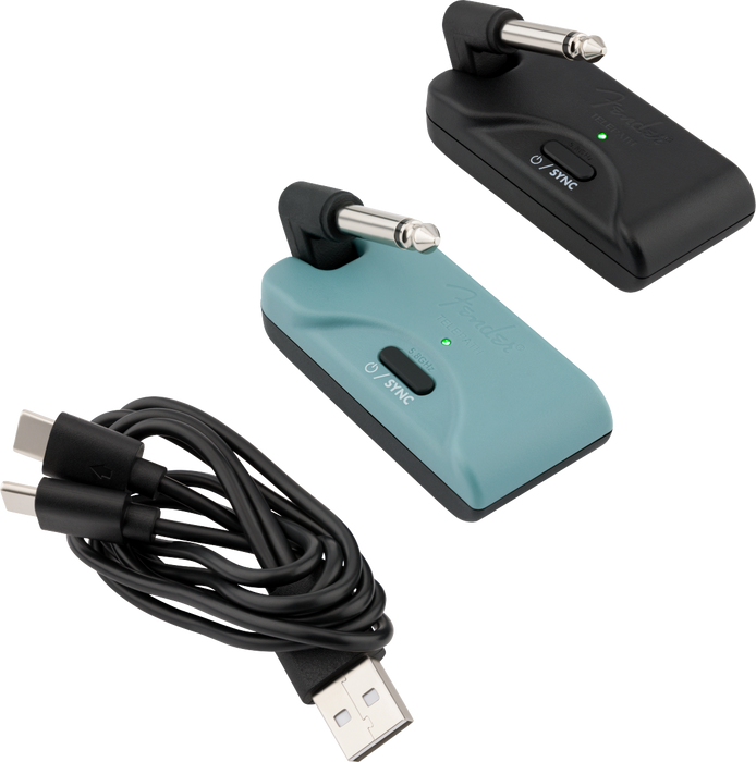 Fender Telepath Wireless System, Mystic Ice Blue and Black - Fair Deal Music
