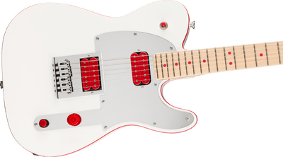 Fender John 5 Ghost Telecaster Electric Guitar, Arctic White