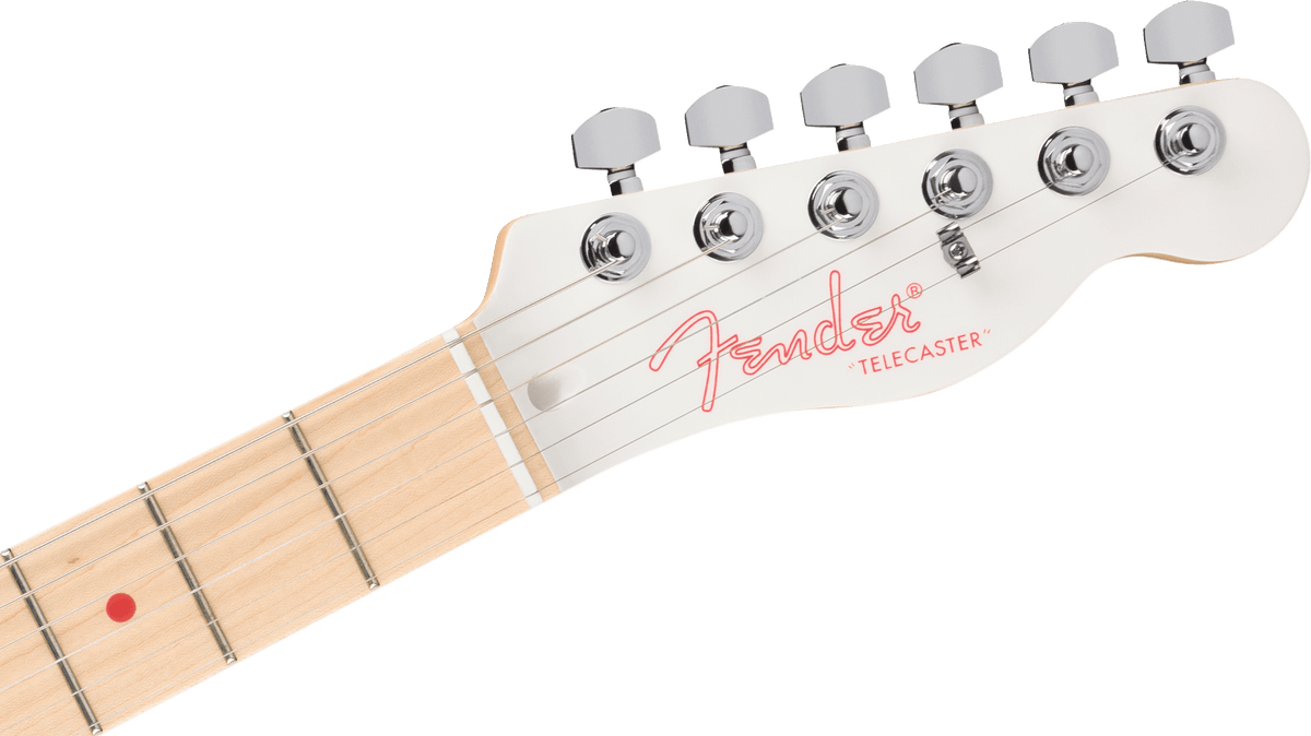 Fender John 5 Ghost Telecaster Electric Guitar, Arctic White