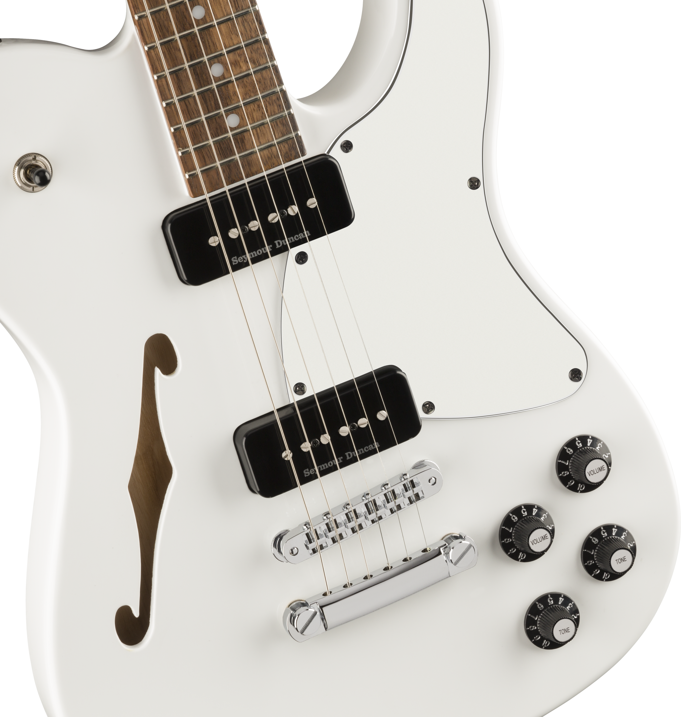 Fender Jim Adkins JA-90 Telecaster Thinline, White, Open Box - Fair Deal Music