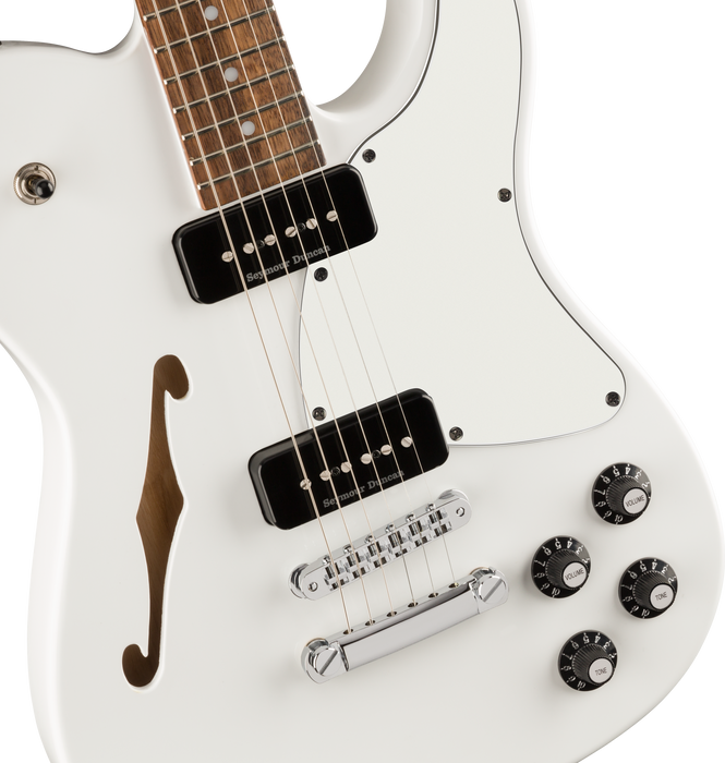Fender Jim Adkins JA-90 Telecaster Thinline, White, Open Box - Fair Deal Music