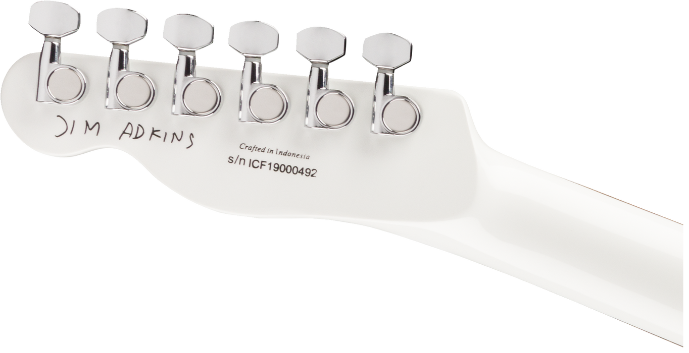 Fender Jim Adkins JA-90 Telecaster Thinline, White, Open Box - Fair Deal Music