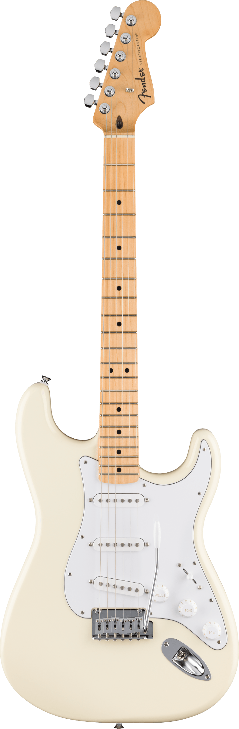 Fender Standard Stratocaster Electric Guitar in Olympic White - Fair Deal Music