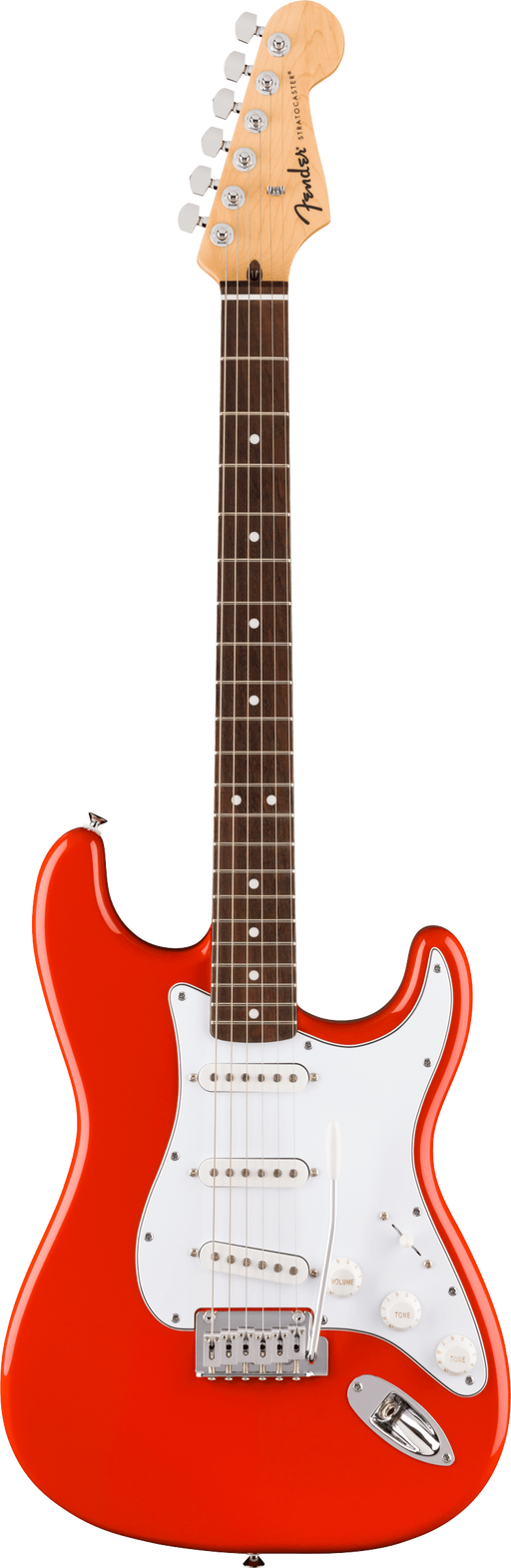 Fender Limited Edition Standard Stratocaster, Fiesta Red, Electric Guitar - Fair Deal Music