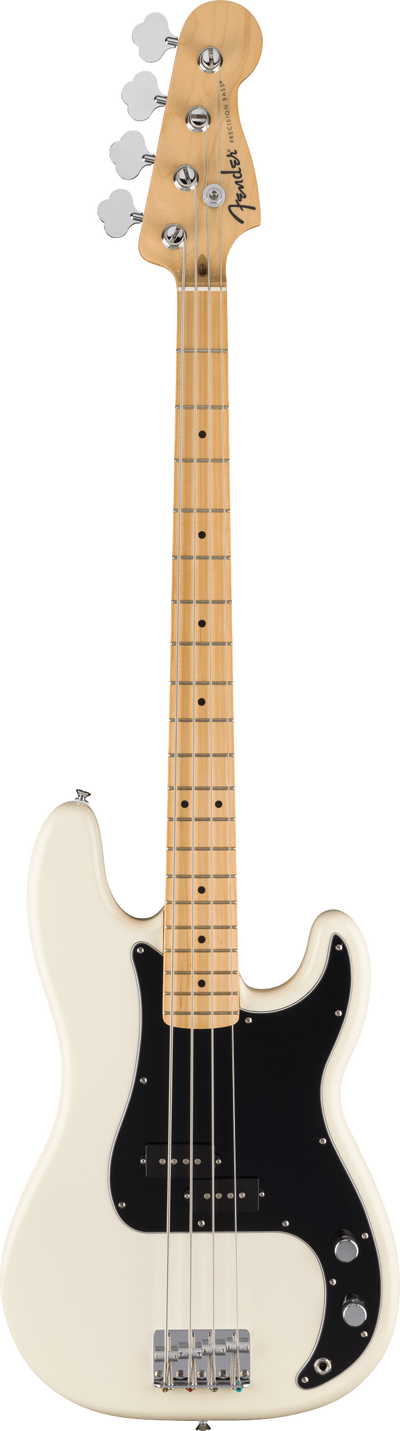 Fender Standard Precision Bass, Olympic White, Electric Bass Guitar - Fair Deal Music
