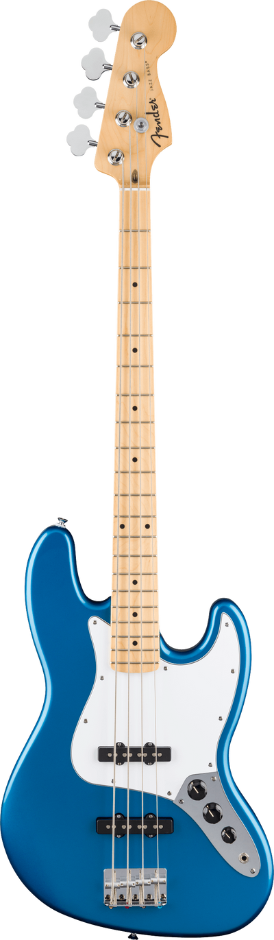 Fender Standard Jazz Bass, Aqua Marine Metallic, Electric Bass Guitar - Fair Deal Music