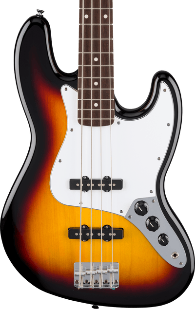 Fender Standard Jazz Bass, 3-tone Sunburst, Electric Bass Guitar - Fair Deal Music