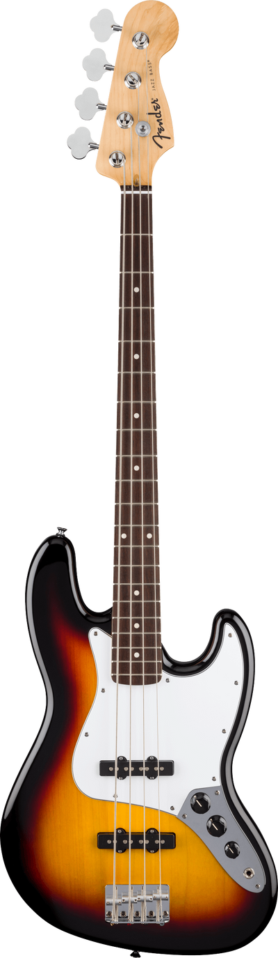 Fender Standard Jazz Bass, 3-tone Sunburst, Electric Bass Guitar - Fair Deal Music