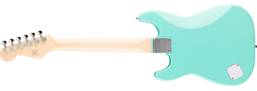 Squier Mini Stratocaster®, Maple Fingerboard, White Pickguard, Sea Foam Green - Fair Deal Music